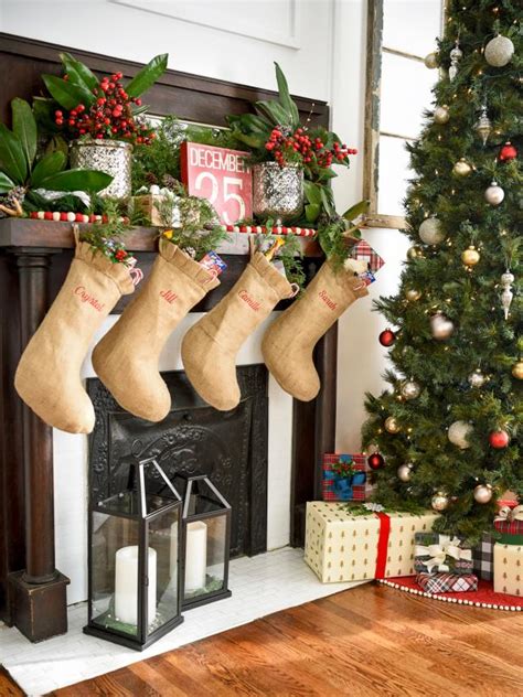 37 Diy Christmas Stockings Creative Christmas Stocking Decorating Ideas Hgtv