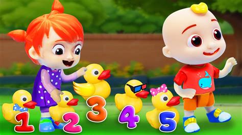 Five Little Ducks Funny Kids Song Cocomelon Toys And Nursery Rhymes