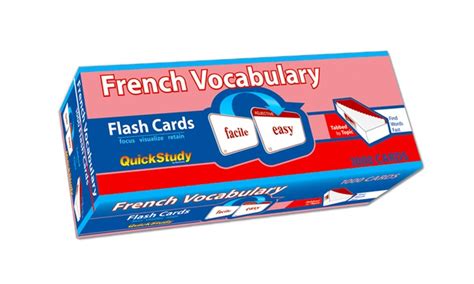 French Vocabulary Flash Cards | Groupon Goods