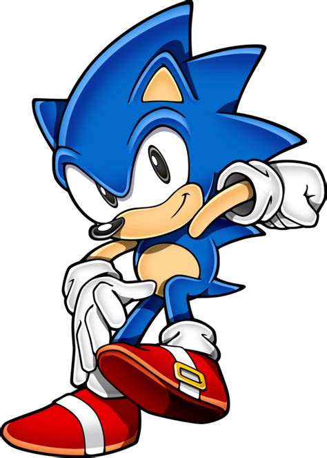 Classic Sonic In The Style Of Sonic Adventure Sonicthehedgehog