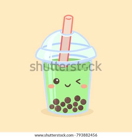 Try dragging an image to the search box. Cute Boba Bubble Green Tea Drink Stock Vector 793882456 - Shutterstock