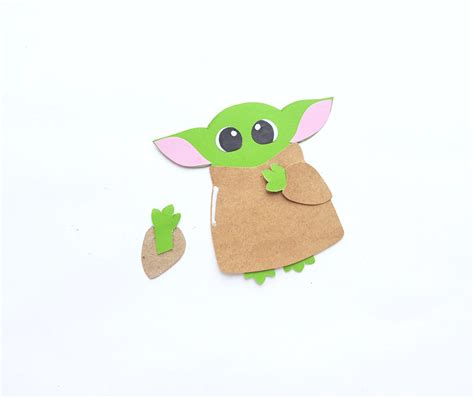 Baby Yoda Paper Craft Whispered Inspirations