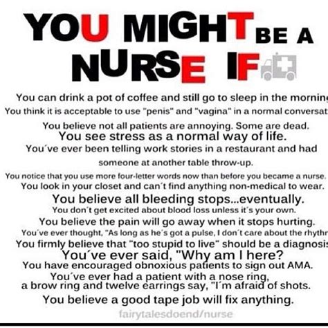 funny nurse quotes and sayings 20 hilarious nursing quotes being a nurse isn t easy