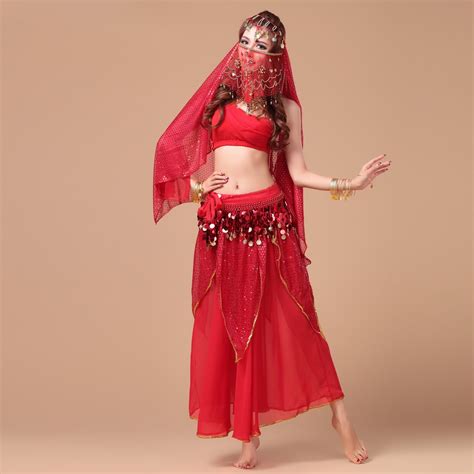 Women Belly Dancing Costume Female Indian Dance Dress Girl Bellydance