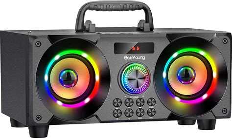 60w Portable Bluetooth Speaker With Subwoofer Heavy Bass