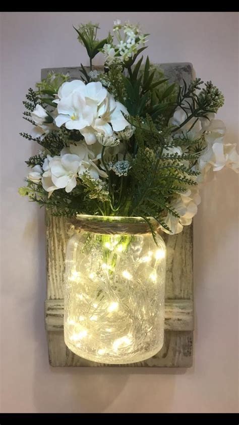 Flowers light up the mood and are the best gift for. Flower light-up wall sconce | Wall sconce lighting, Flower ...