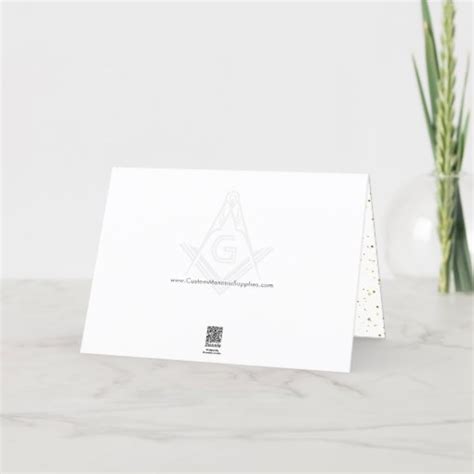 Masonic Christmas Cards Red Freemason Holiday Zazzle