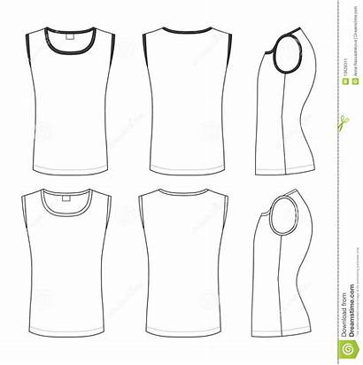 Shirt Illustration Outline Shirts Vector Short Illustrations