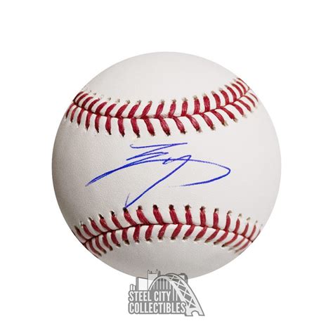 Shohei Ohtani Autographed Official Mlb Baseball Fanatics Steel City