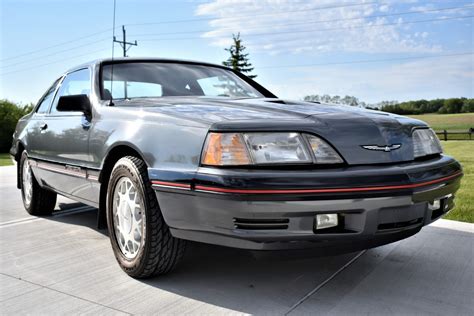 43k Mile 1987 Ford Thunderbird Turbo Coupe 5 Speed For Sale On Bat