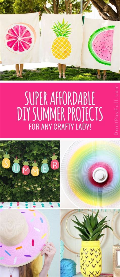 Looking For Some Diy Summer Ideas Weve Got You Covered With 15 Easy