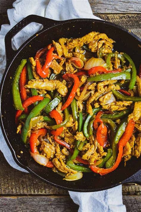This pepper steak recipe is proof that you can make your favorite takeout at home. Vegan Pepper Steak With Onions. Tender strips of soy curls ...