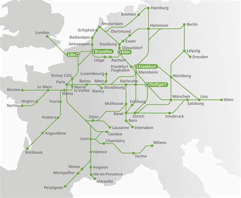 Tgv Route Map Europe Secretmuseum