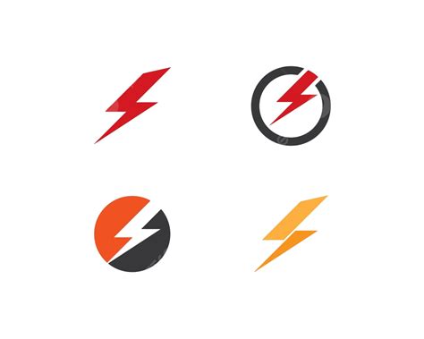 Lightning Logo Template Electrical Bolt Creative Vector Electrical