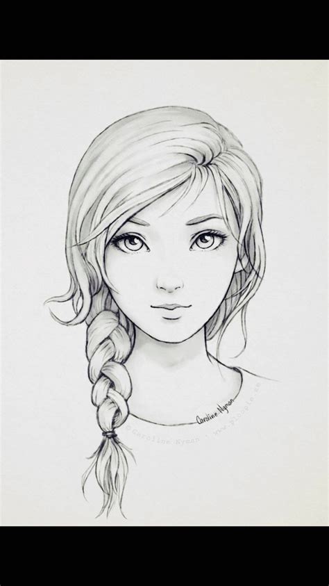 Pin By Sarah On Art Pretty Girl Drawing Girl Drawing Sketches