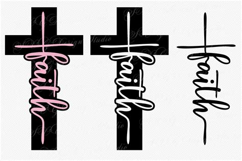 Download Christian Cross Svg Silhouette Cutting Files