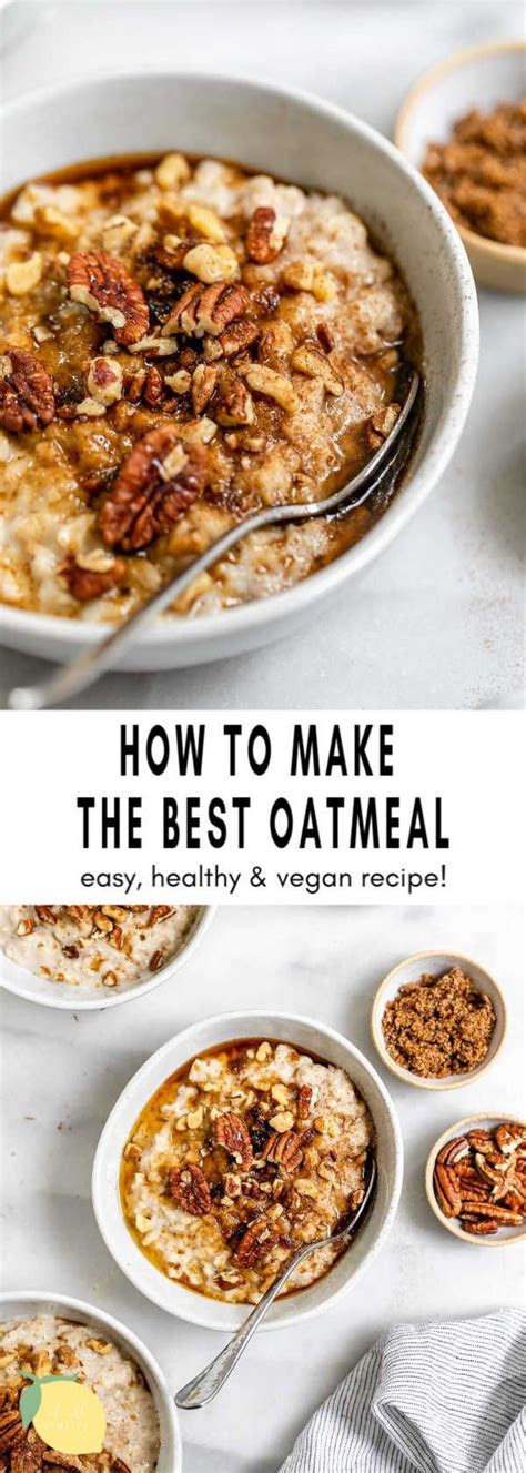 As a matter of fact, consumption of brown sugar, in a controlled manner, isn't unhealthy at all. How To Make Oatmeal (Easy Recipe!) | Eat With Clarity ...