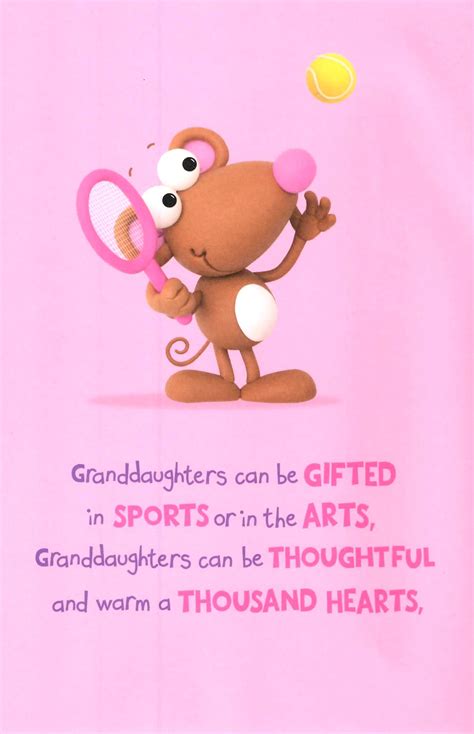 Granddaughter Birthday Card Granddaughter Sending Loving Wishes For A Lovely Granddaughter