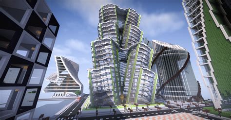 Ever wanted to make a glass tower or a skyscraper? Exterior of a new Skyscraper I'm building that I'm really ...