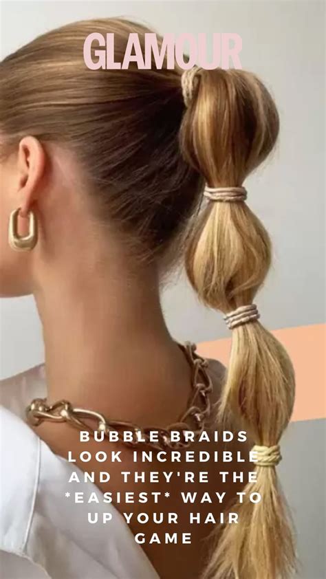 How to braid short hair men? Bubble braids look incredible and they're the *easiest ...