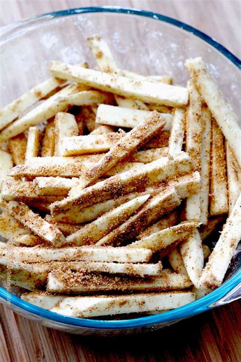 Why are my sweet potato fries soggy? Brown Sugar & Cinnamon Sweet Potato Fries (with Butterscotch Marshmallow Dip) - Carlsbad Cravings