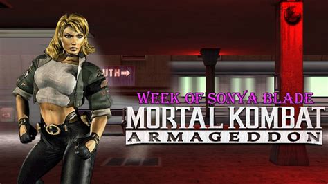 Week Of Sonya Blade Mortal Kombat Armageddon Playthrough Ending Ps Youtube