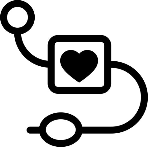 Medical Equipment With Heart Symbol Svg Png Icon Free