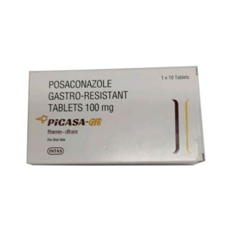 Picasa-GR 100 Mg Posaconazole Gastro-Resistant Tablets, Intas, Rs 4000