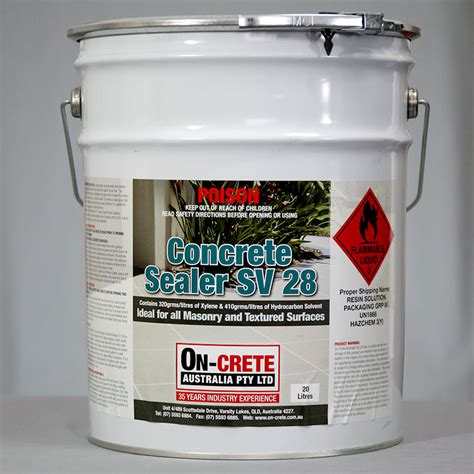 How to remove sealer from concrete in a few simple steps? Concrete Sealer SV28 - On-Crete