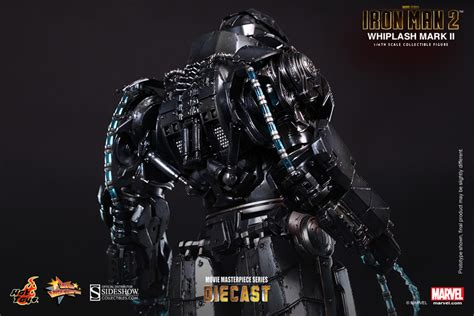 Whiplash readied his whips and fought iron man and war machine alone. Hot Toys "Iron Man 2" Whiplash Mark II Diecast