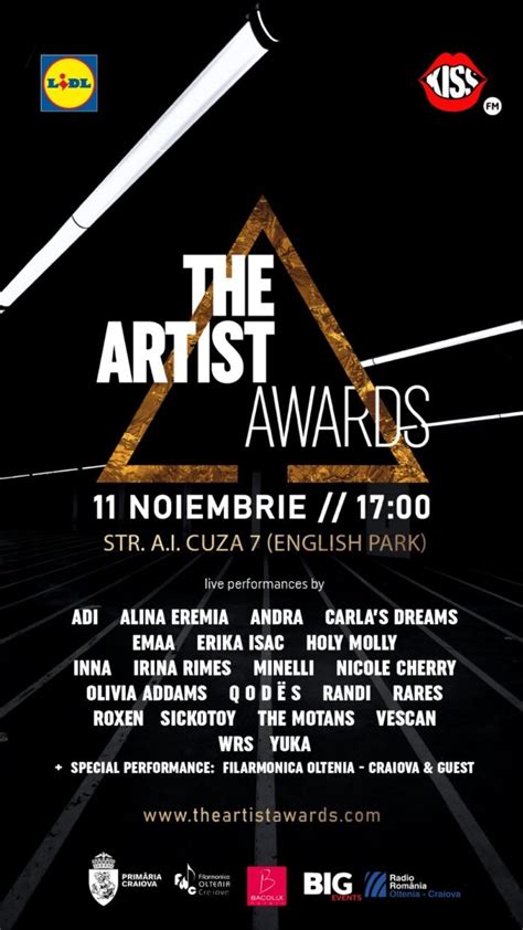The Artist Awards Revine Cu Cea De A Patra Ediție La Craiova Oltenia24
