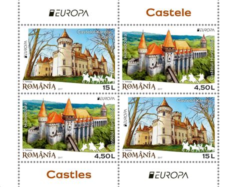 Europa Stamps Romania 2017