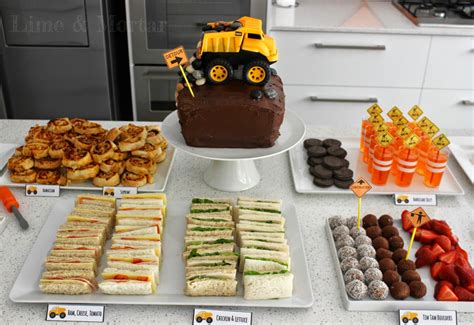 Brilliant birthday party food ideas for kids. Lime & Mortar: Construction Theme Party Food