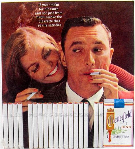 Chesterfield King Cigarettes 1960s Smoking Tobacco Vintage Advertisement Flickr Photo Sharing