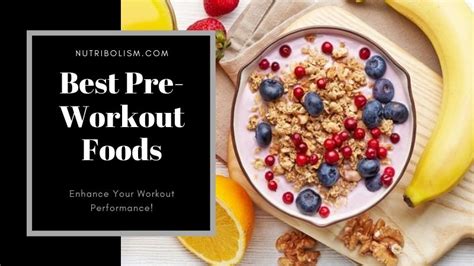 Best Pre Workout Foods Your Nutrition Guide To Amazing Results