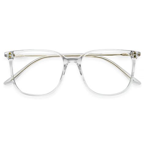 G5813 Square Clear Eyeglasses Frames Leoptique