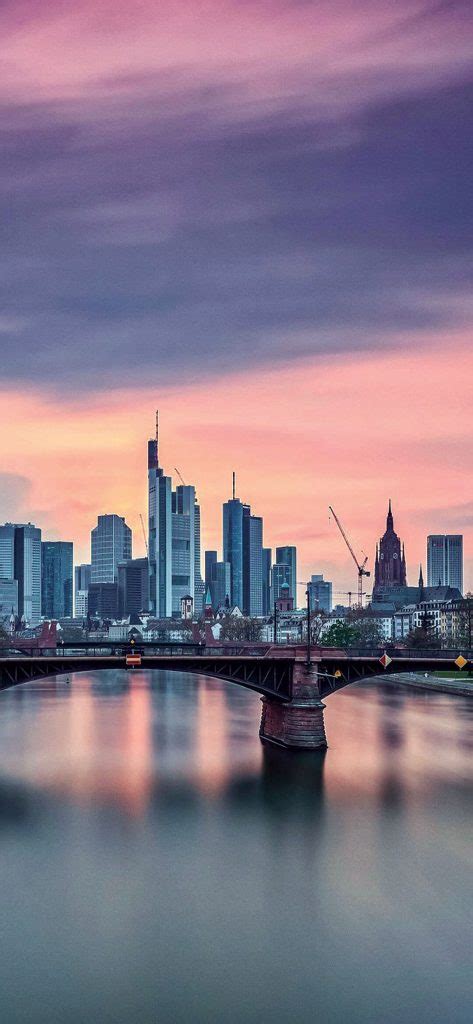 Frankfurt City Bridge Germany 1080×2340 Webrfree