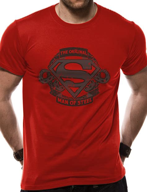 Superman Original Man Of Steel T Shirt Tm Shop