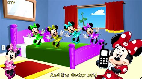 Mickey Mouse Clubhouse Five Little Monkeys Jumping On The Bed Nursery