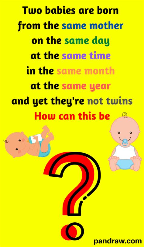Twins Riddle Riddles With Answers Clever Fun Riddles With Answers