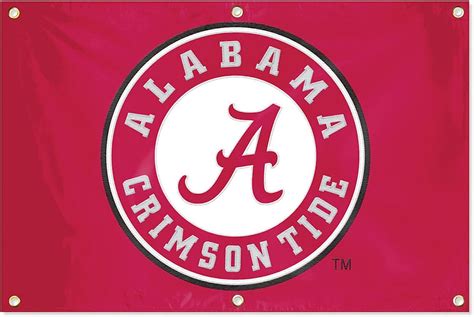Ncaa Alabama Crimson Tide Fan Banner Sports Fan Wall