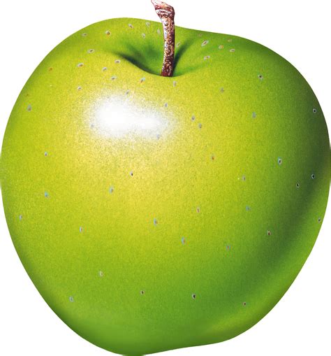 Зеленое яблоко Png