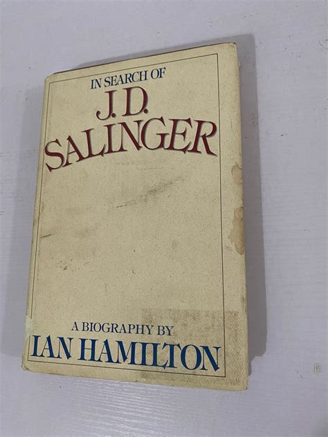In Search Of Jd Salinger A Biography Of Ian Hamilton On Carousell