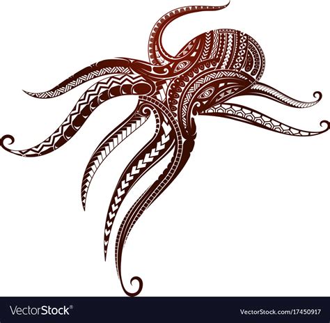 Octopus Tattoo Arm Tribal