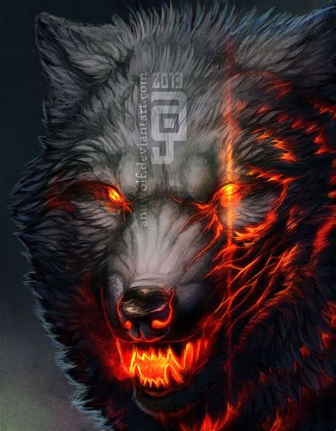 Fromtheinside By Anuwolf Werewolf Art Demon Dog Spirit Animal Art