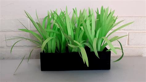 Paper Grass How To Make Artificial Grass How To Make Grass With