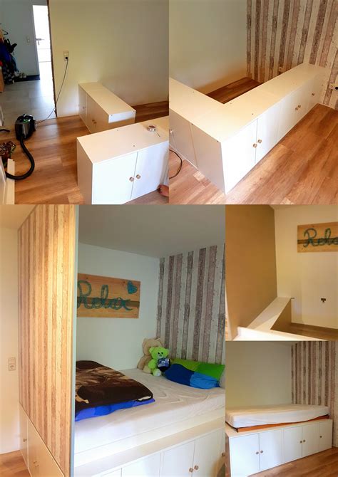 Der verkäufer hat keine versandmethode nach vereinigte staaten von amerika festgelegt. DIY Jugendzimmer: Hochbett mit Ikea-Küchenschränken als ...