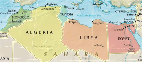 Norte Da África Geografia Infoescola