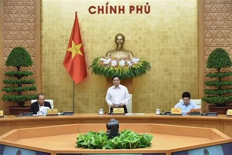 Chú thích mẫu biên bản xác minh: Thủ tướng Phạm Minh Chính chủ trì phiên họp Chính phủ đầu tiên sau kiện toàn