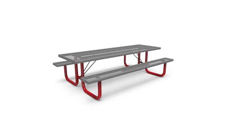 8 Picnic Table W Perforated Pvc Top Playworld®